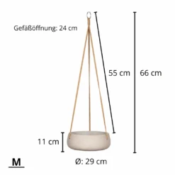 Hanging Eileen Grau 9 Hanging Eileen Grau -Pflanzen Blumentopf Geschäft 17