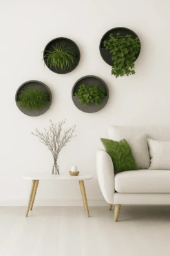 Hanging Wally 4er Set Schwarz / Grau