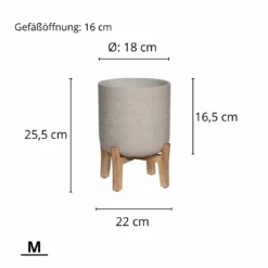 Charlie Grey Washed Feet Low 12 Charlie Grey Washed Feet Low -Pflanzen Blumentopf Geschäft 39