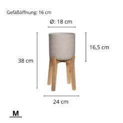 Charlie Grey Washed Feet High 14 Charlie Grey Washed Feet High -Pflanzen Blumentopf Geschäft 41