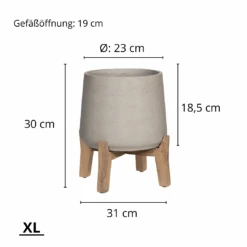 Patt Grey Washed Feet Low 15 Patt Grey Washed Feet Low -Pflanzen Blumentopf Geschäft 53