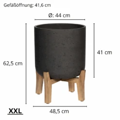 Charlie Black Washed Feet Low 15 Charlie Black Washed Feet Low -Pflanzen Blumentopf Geschäft 62