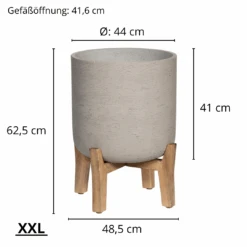 Charlie Grey Washed Feet Low 15 Charlie Grey Washed Feet Low -Pflanzen Blumentopf Geschäft 63