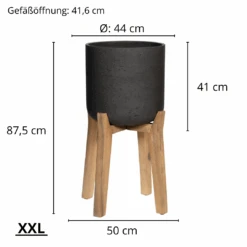 Charlie Black Washed Feet High 15 Charlie Black Washed Feet High -Pflanzen Blumentopf Geschäft 64