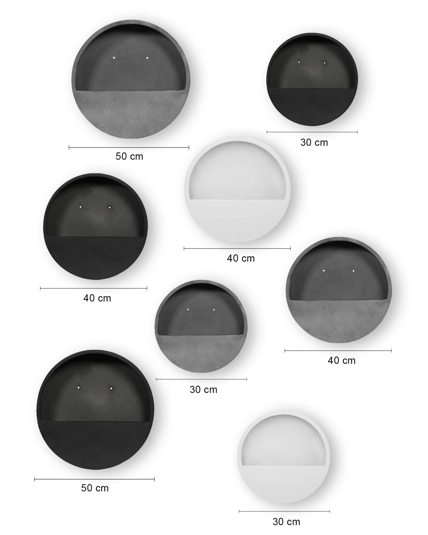 Hanging Wally Handgefertigt Aus Fiberstone 8er Set 5 Hanging Wally Handgefertigt Aus Fiberstone 8er Set – Bild 3