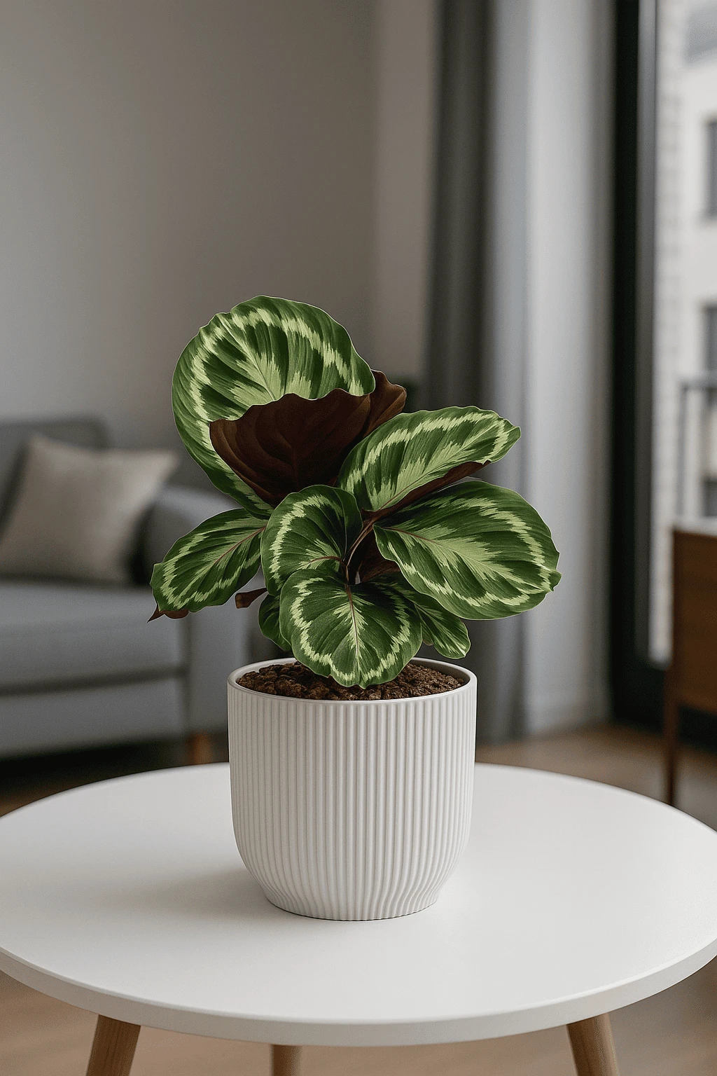 Calathea Medallion - Korbmarante Ø:14 H:40 Cm 3 Calathea Medallion - Korbmarante Ø:14 H:40 Cm