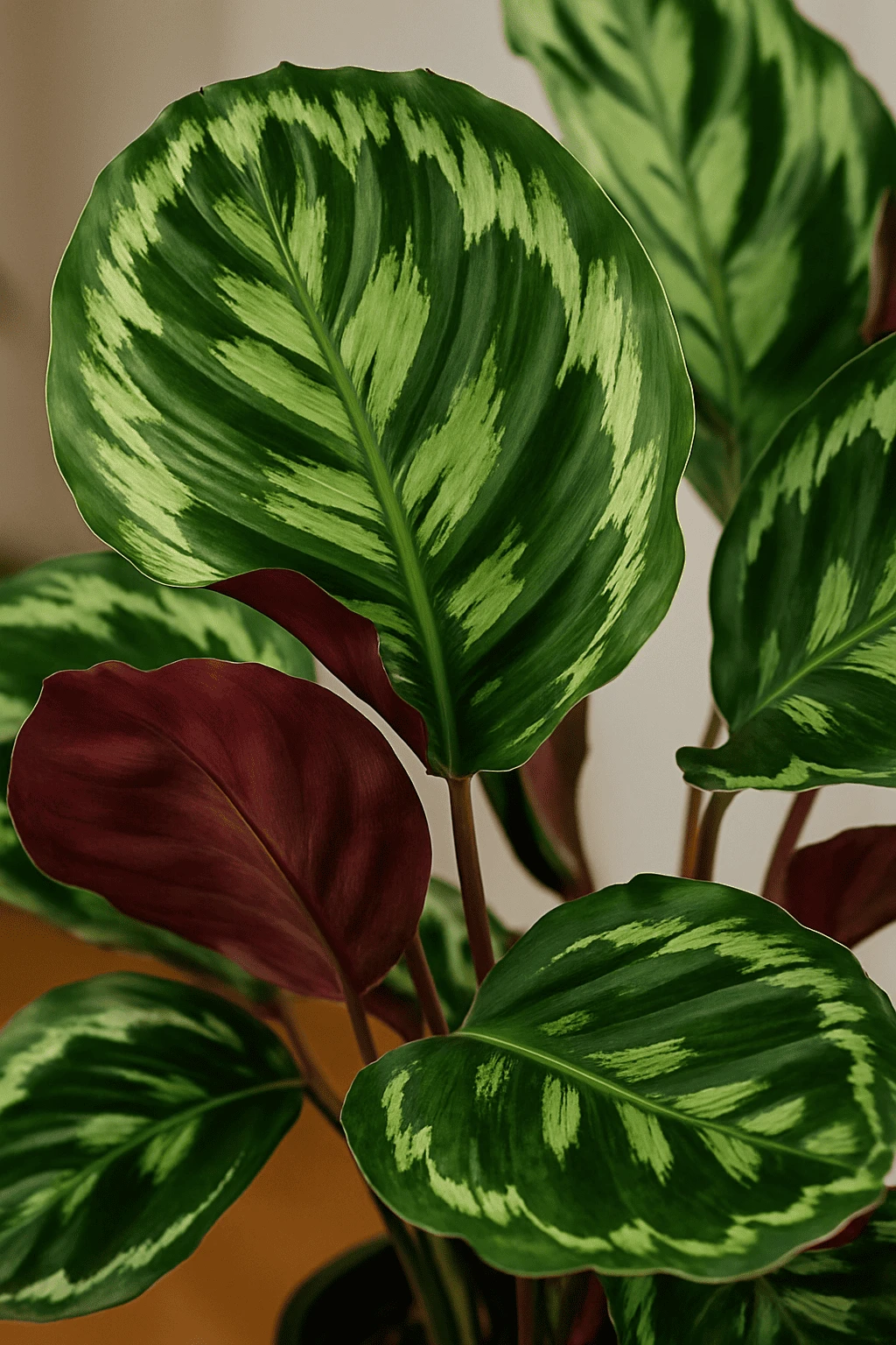 Calathea Medallion - Korbmarante Ø:21 H:70 Cm 4 Calathea Medallion - Korbmarante Ø:21 H:70 Cm – Bild 2