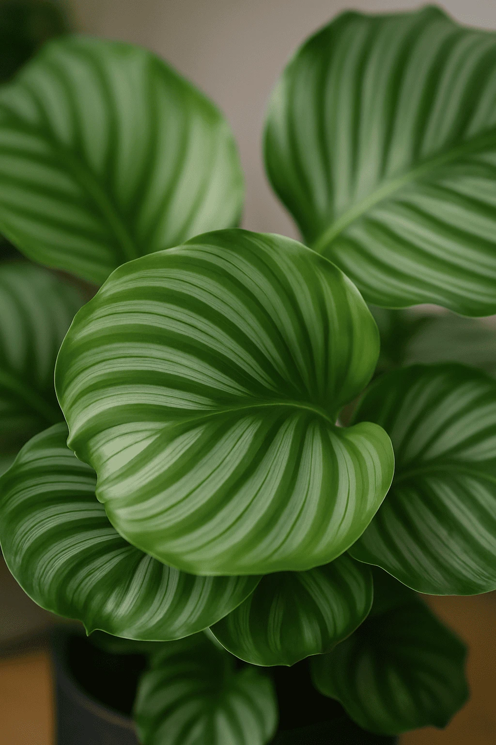 Calathea Orbifolia - Korbmarante Ø:27 H:70 Cm 4 Calathea Orbifolia - Korbmarante Ø:27 H:70 Cm – Bild 2