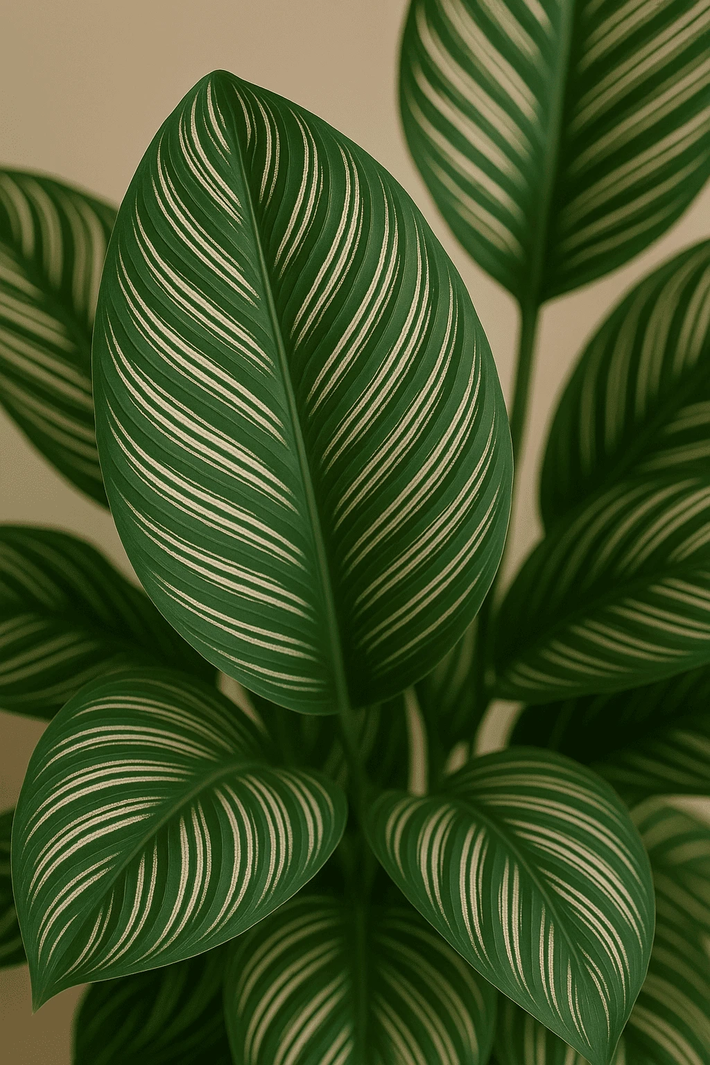 Calathea Ornata - Korbmarante Ø:19 H:80 Cm 4 Calathea Ornata - Korbmarante Ø:19 H:80 Cm – Bild 2