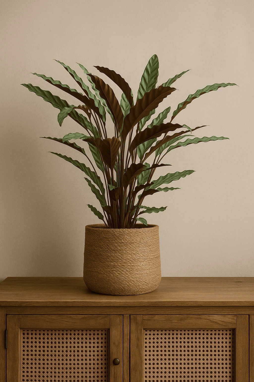 Calathea Rufibarba - Korbmarante Ø:17 H:55 Cm 3 Calathea Rufibarba - Korbmarante Ø:17 H:55 Cm