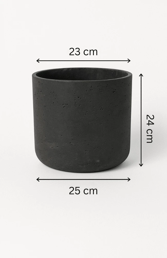 4x Charlie Black Washed Ø:25 L 5 4x Charlie Black Washed Ø:25 L – Bild 3