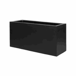 Jort Fiberstone Schwarz 13 Jort Fiberstone Schwarz -Pflanzen Blumentopf Geschäft E1008 H50 01