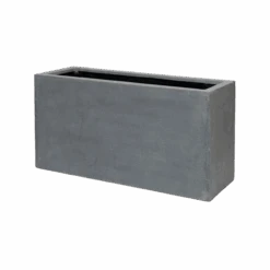 Jort Fiberstone Grau -Pflanzen Blumentopf Geschäft E1008 H50 03