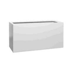 Jort Fiberstone Matt Weiß -Pflanzen Blumentopf Geschäft E1008 H50 MW