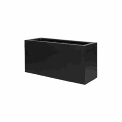 Jort Fiberstone Schwarz 12 Jort Fiberstone Schwarz -Pflanzen Blumentopf Geschäft E1066 S1 01