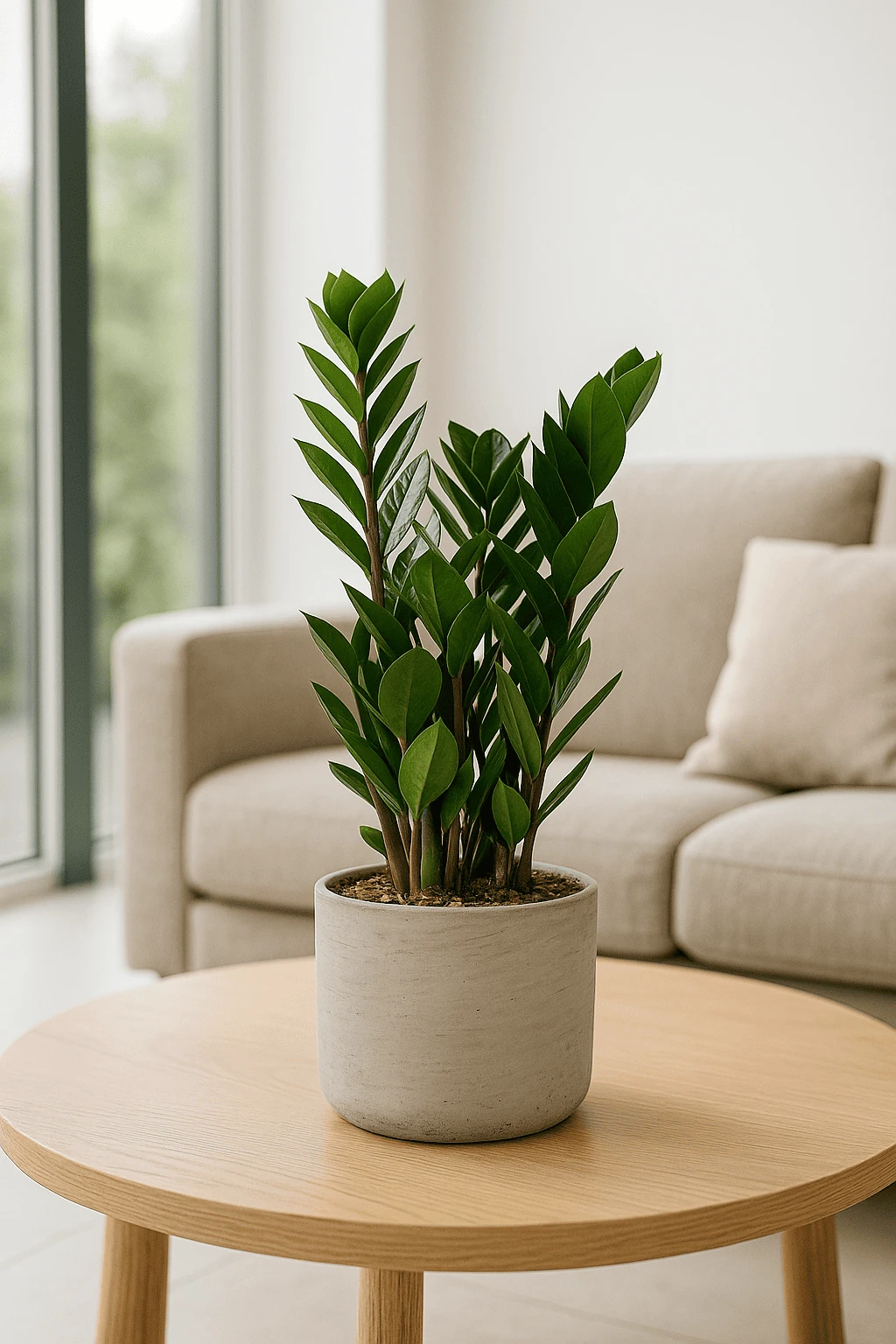 Glücksfeder - Zamioculcas Ø:14 H:50 Cm 3 Glücksfeder - Zamioculcas Ø:14 H:50 Cm