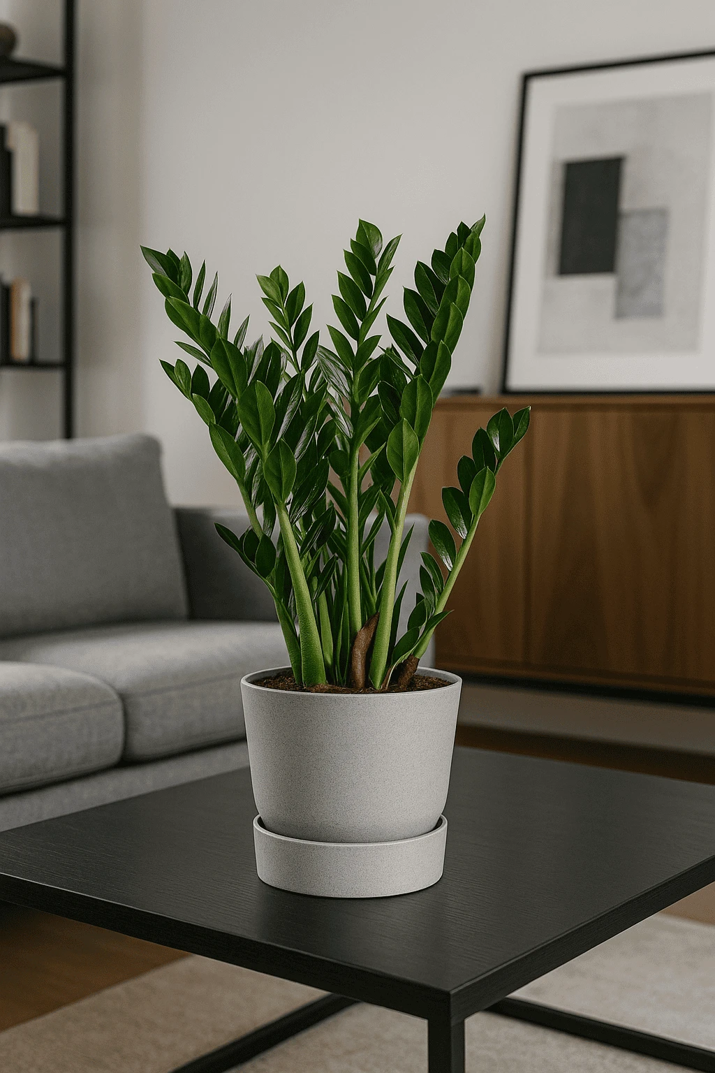 Glücksfeder - Zamioculcas Ø:21 H:80 Cm 3 Glücksfeder - Zamioculcas Ø:21 H:80 Cm