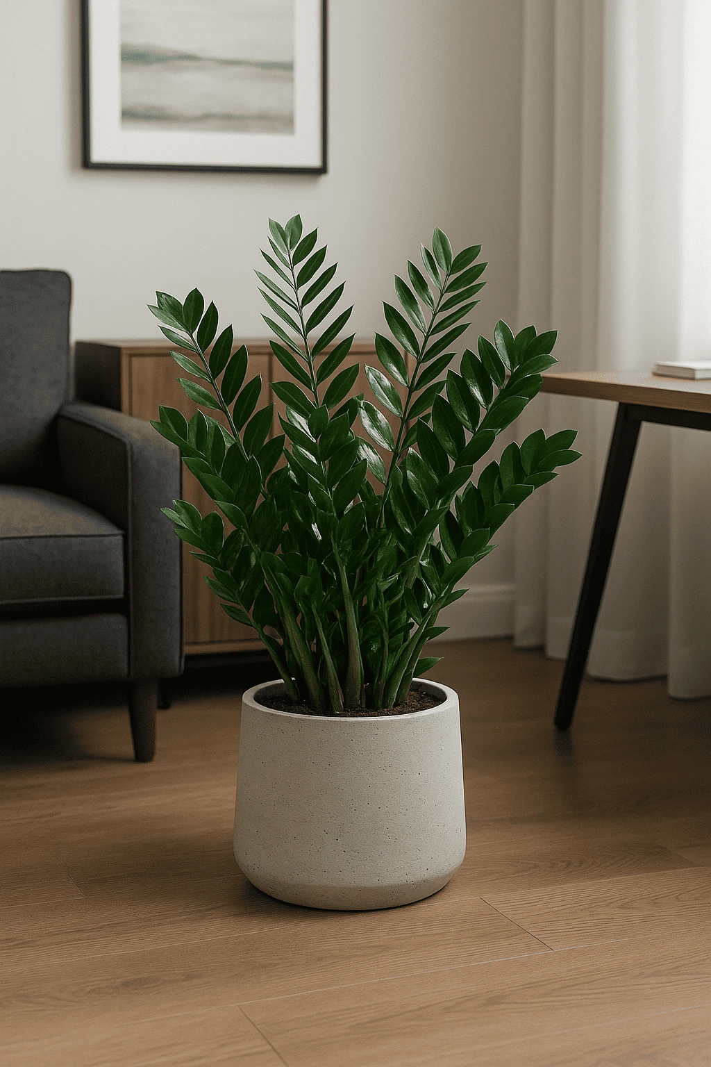 Glücksfeder - Zamioculcas Ø:27 H:100 Cm 3 Glücksfeder - Zamioculcas Ø:27 H:100 Cm