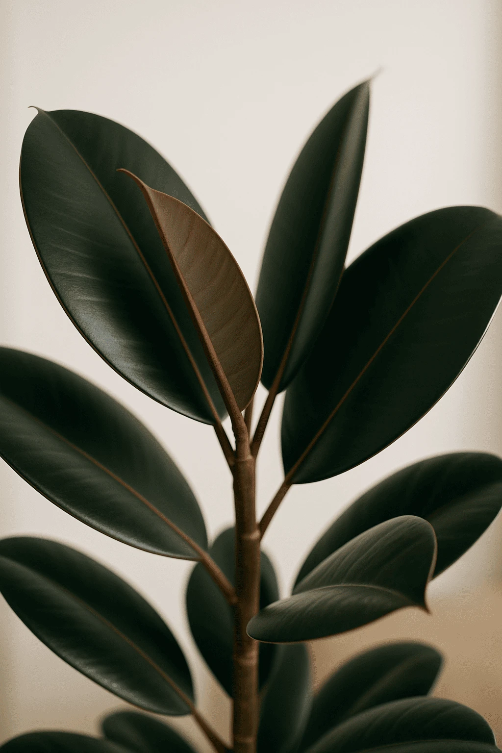 Gummibaum - Ficus Elastica Abidjan Ø:27 H:110 Cm 4 Gummibaum - Ficus Elastica Abidjan Ø:27 H:110 Cm – Bild 2