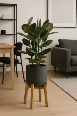 Gummibaum - Ficus Elastica Robusta Ø:27 H:110 Cm