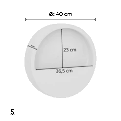 Hanging Wally Matt Weiß -Pflanzen Blumentopf Geschäft HangingWallyMW 40cmMassangaben 0c4e6983 152c 4bcb be53 c32f4d179946