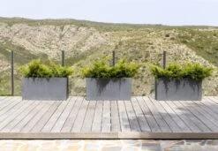 Jort Fiberstone Grau -Pflanzen Blumentopf Geschäft JortGrau