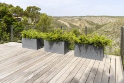 Jort Fiberstone Grau -Pflanzen Blumentopf Geschäft JortGrau2