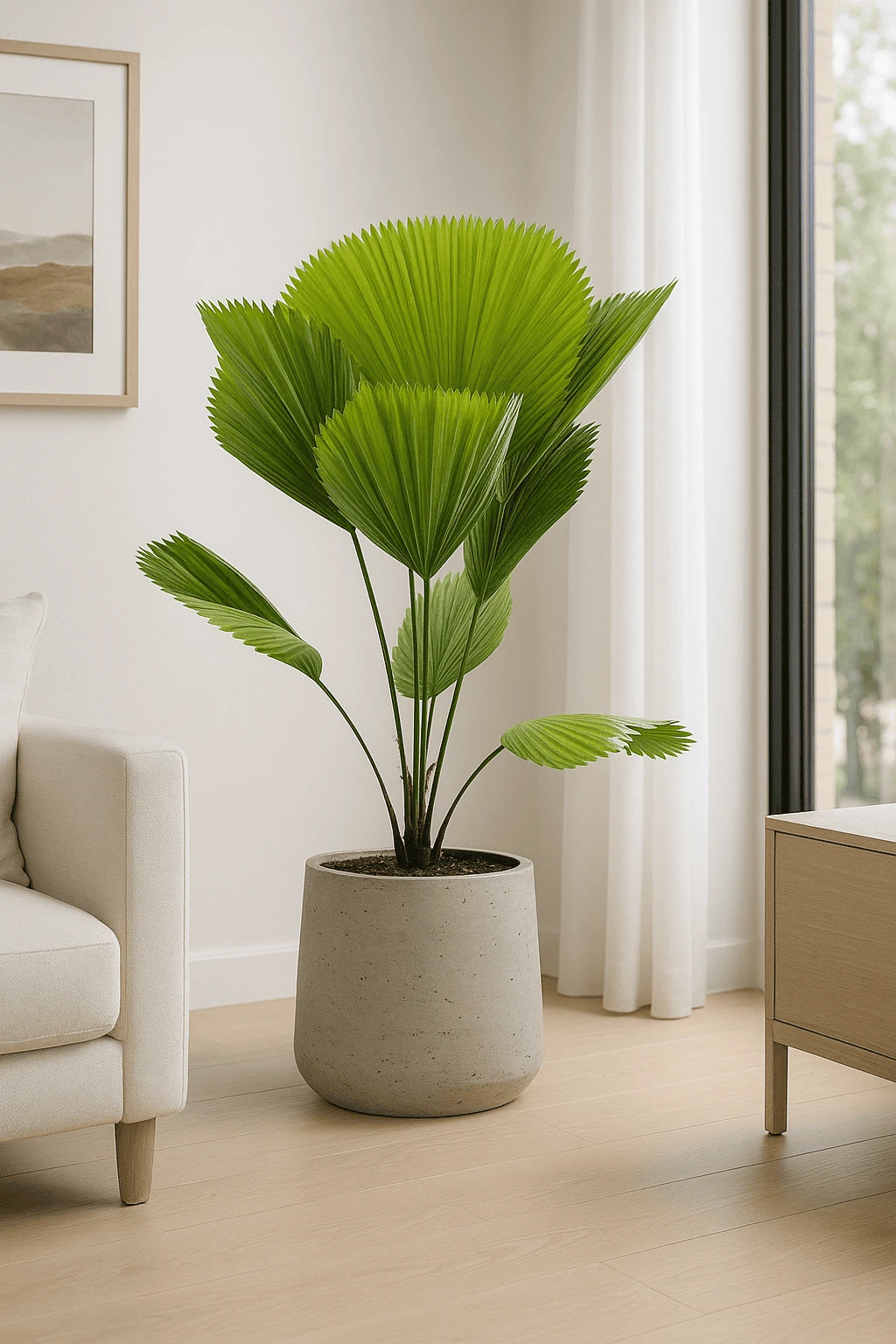 Licuala Grandis - Strahlenpalme Ø:27 H:130 Cm 3 Licuala Grandis - Strahlenpalme Ø:27 H:130 Cm