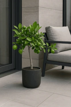 Pflanzen Blumentopf Geschäft 26 Limettenbaum Ø:22 H:80 Cm