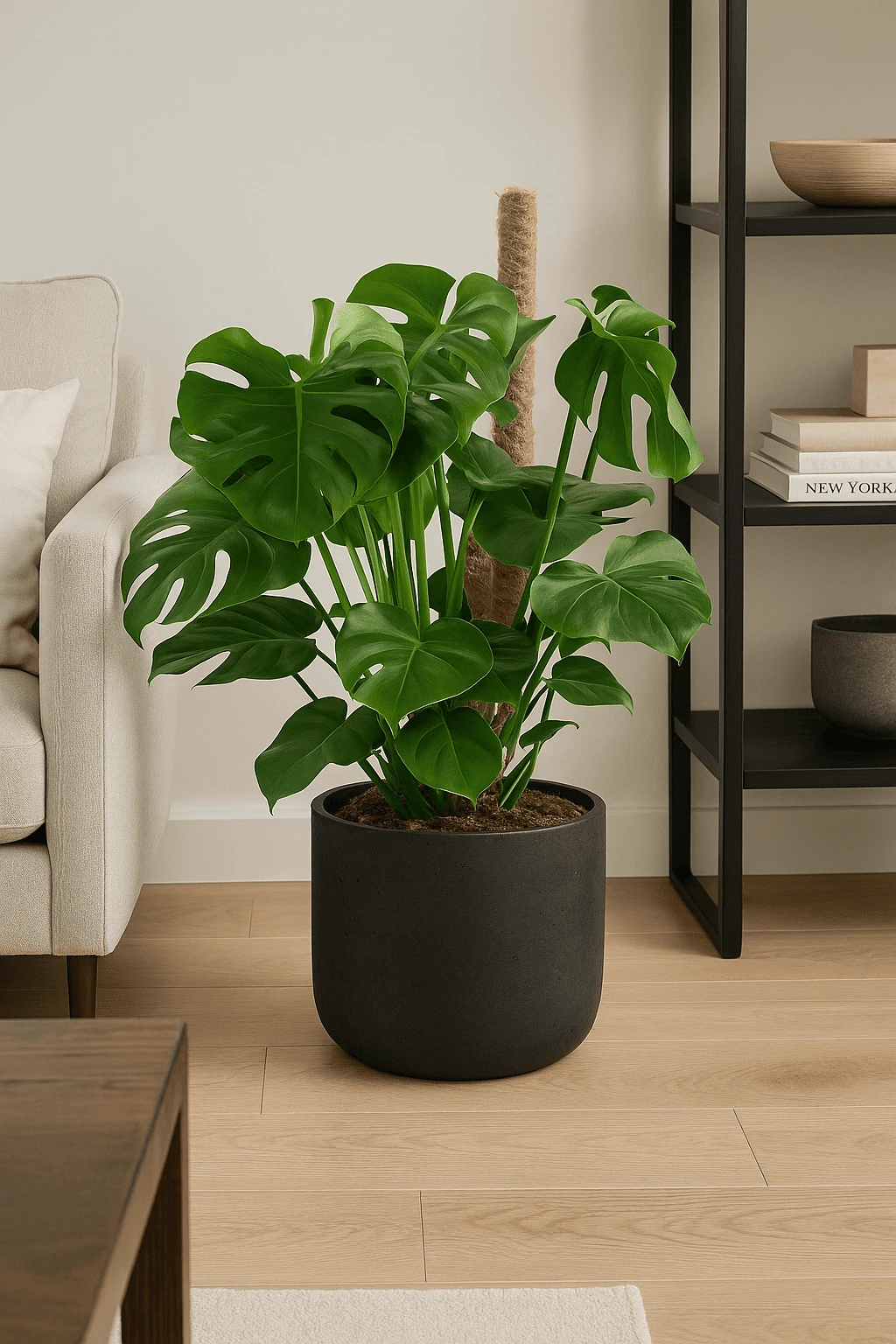 Monstera Deliciosa Mit Moosstab Ø:24 H:120 Cm 3 Monstera Deliciosa Mit Moosstab Ø:24 H:120 Cm