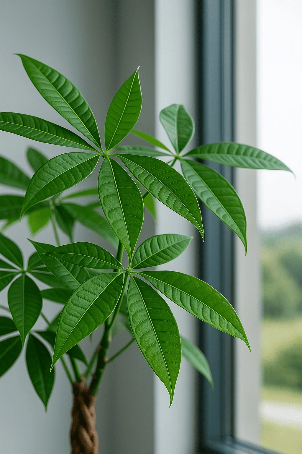 Pachira Aquatica - Glückskastanie Ø:19 H:80 Cm 4 Pachira Aquatica - Glückskastanie Ø:19 H:80 Cm – Bild 2