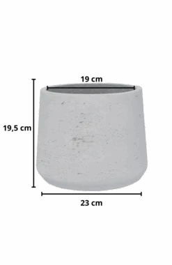 2x Patt White Washed Ø:23 XL 9 2x Patt White Washed Ø:23 XL -Pflanzen Blumentopf Geschäft PattXLWhite