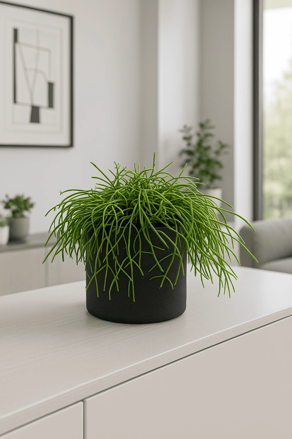 Rhipsalis Clavata Ø:11 H:15 Cm 2 Rhipsalis Clavata Ø:11 H:15 Cm