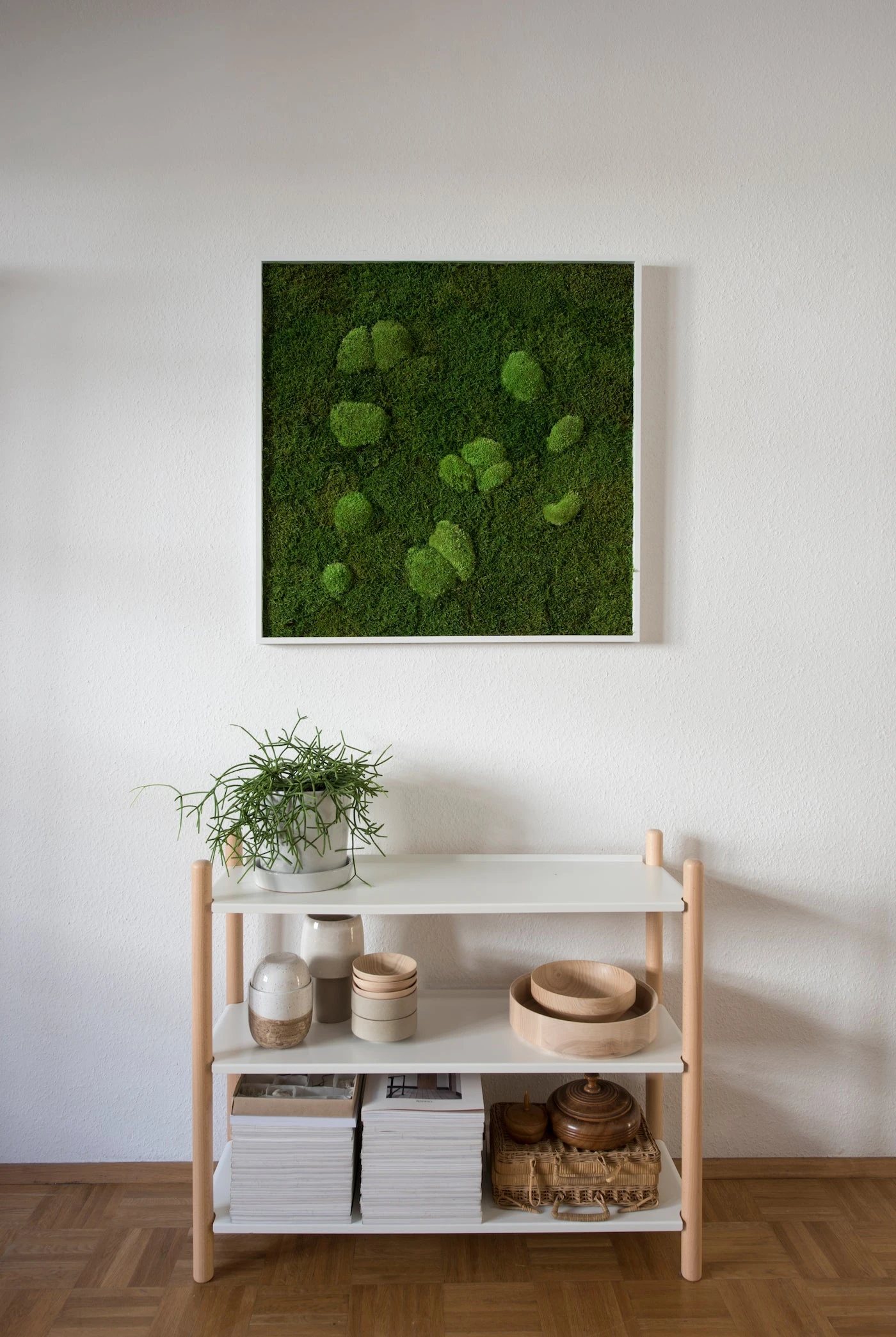 Moosbild Wald- Und Ballenmoos 80x80 Cm 5 Moosbild Wald- Und Ballenmoos 80x80 Cm – Bild 3