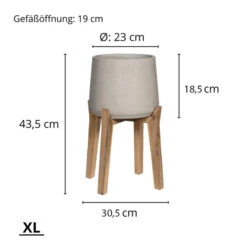 Patt Grey Washed Feet High 13 Patt Grey Washed Feet High -Pflanzen Blumentopf Geschäft XLFeetHigh